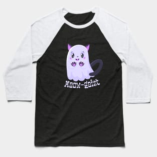 Meow-geist - Adorable Ghost Cat for Pet Lovers Baseball T-Shirt